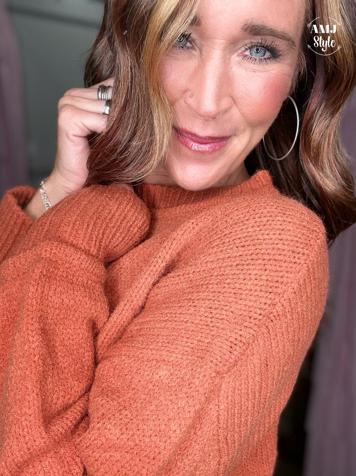 Orange Spice Sweater