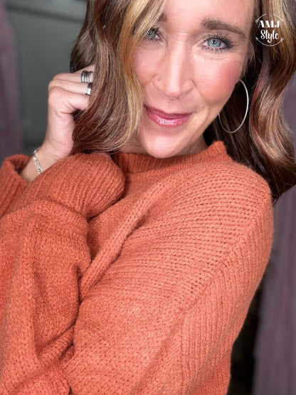 Orange Spice Sweater
