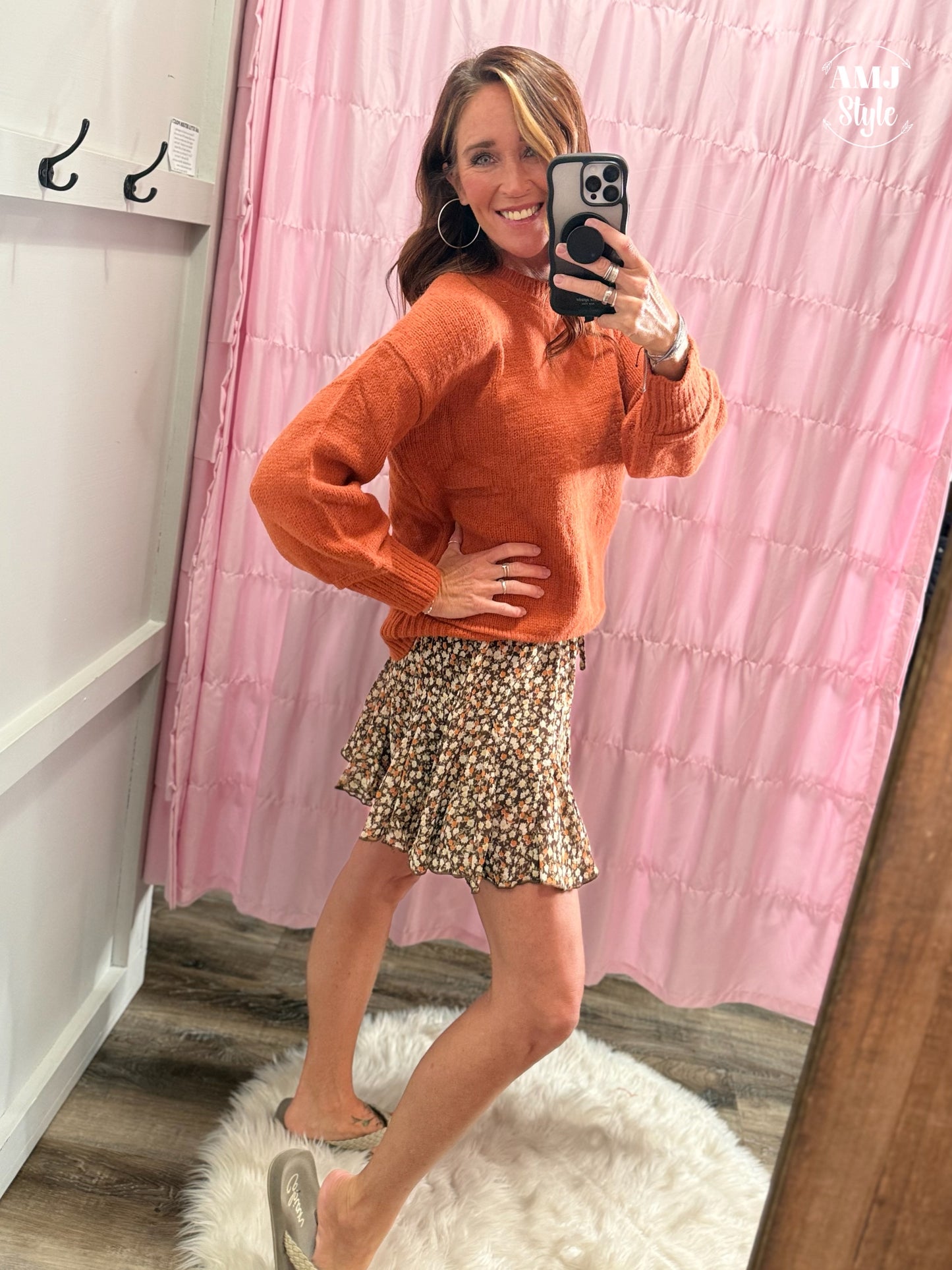 Ditsy Floral Twirl Skirt