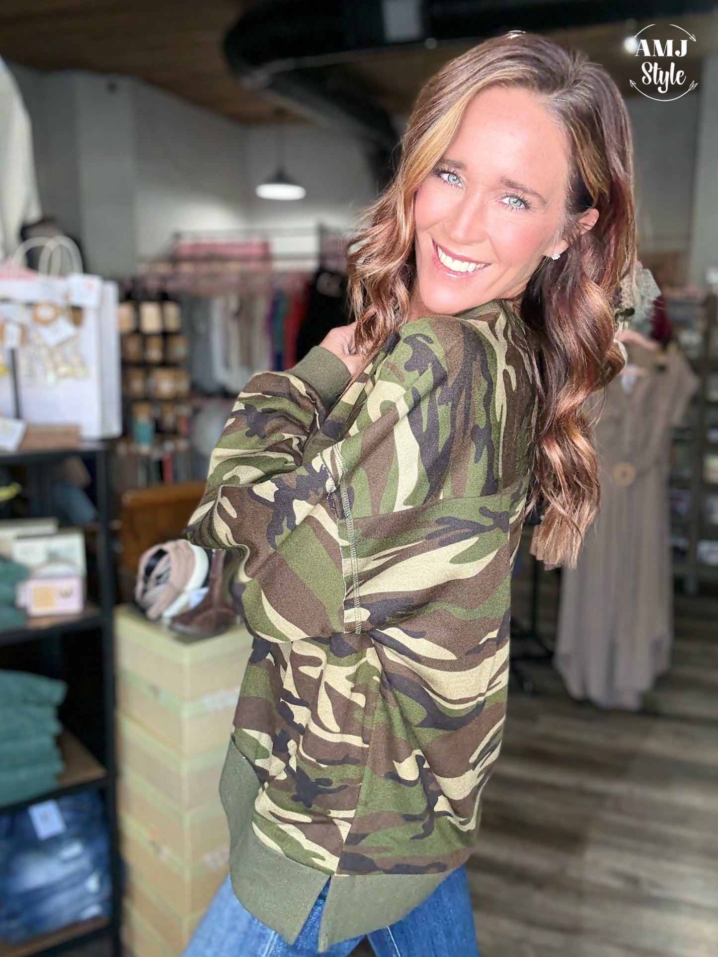 Casual Camo Pullover