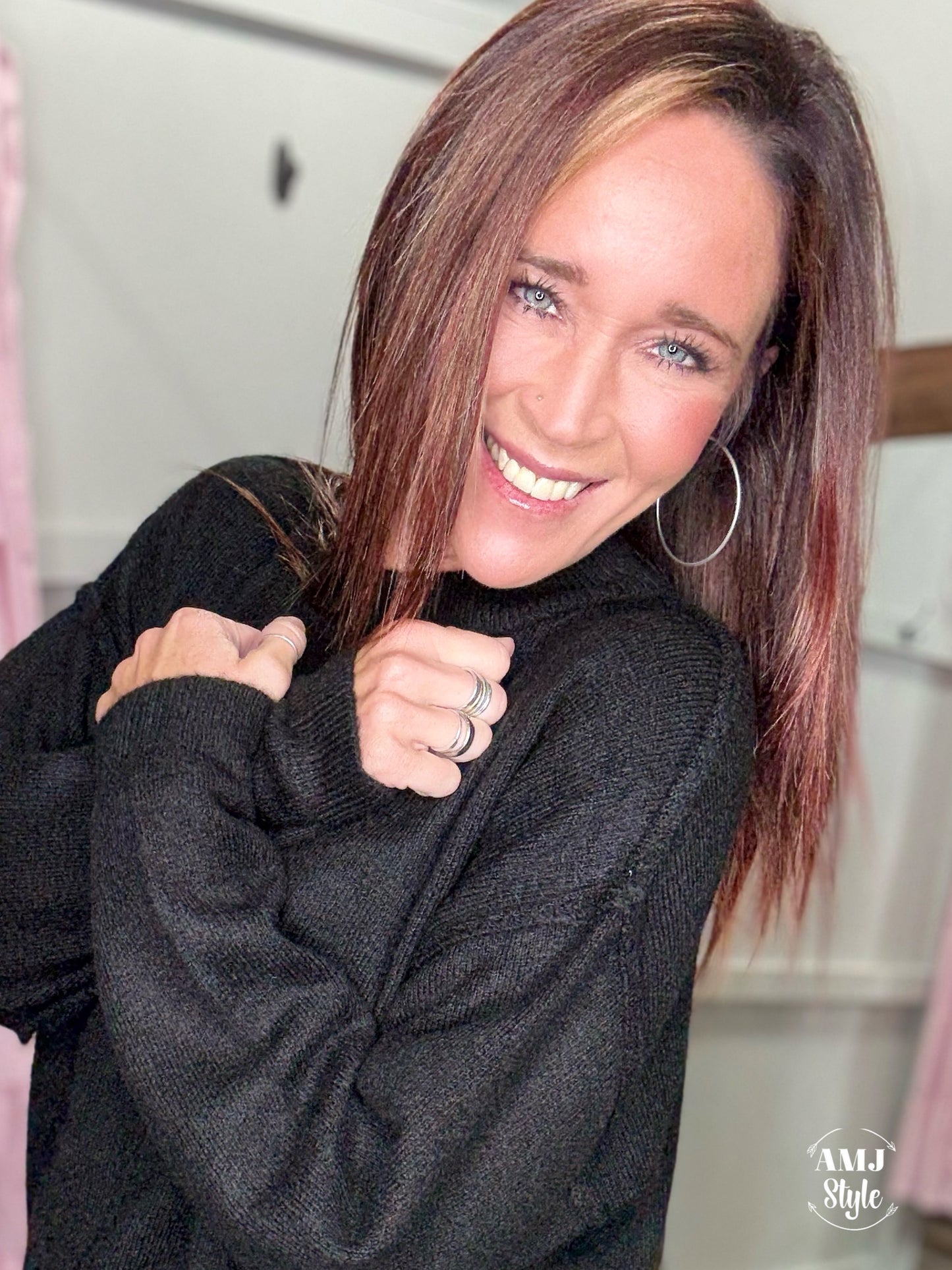 Hearthside Sweater - Black