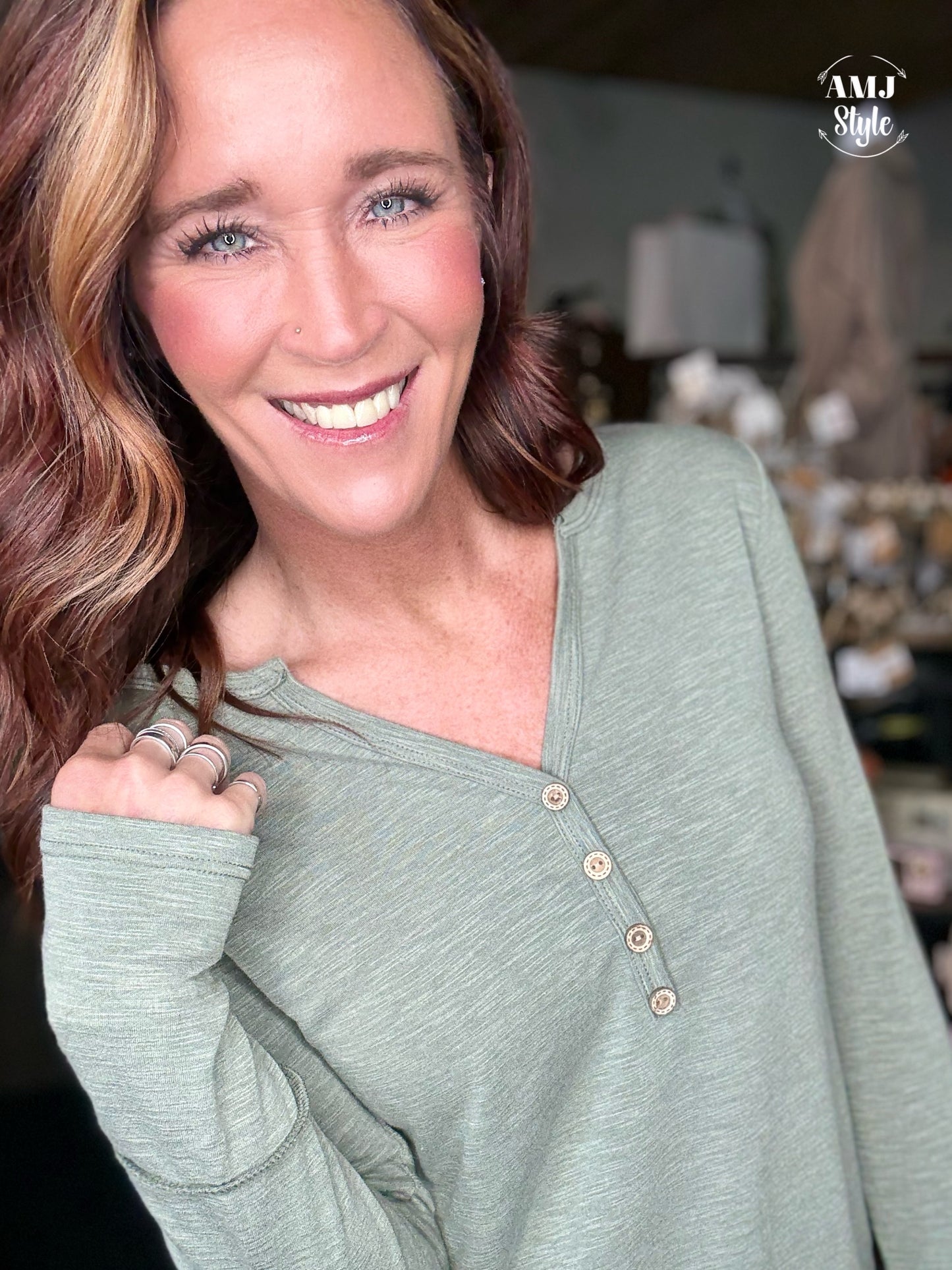 The Drift Top - Olive