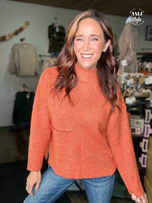 Autumn Crush Sweater - Orange