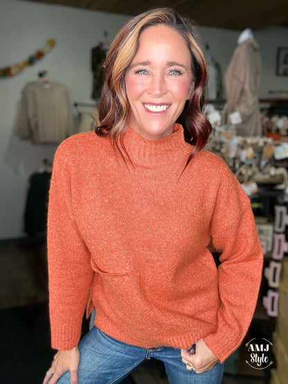 Autumn Crush Sweater - Orange