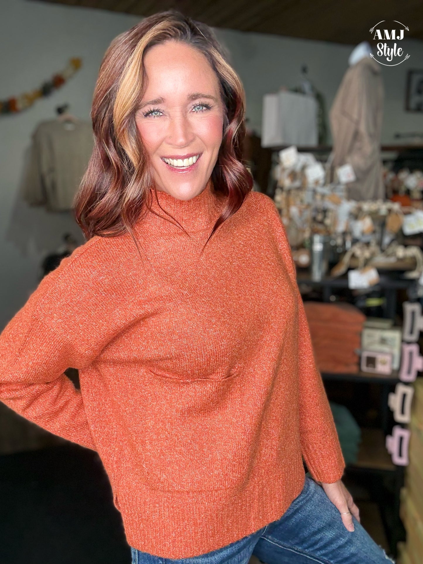 Autumn Crush Sweater - Orange