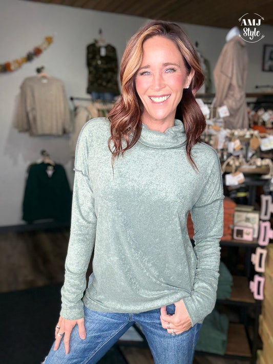 Chill Mock Top - Olive
