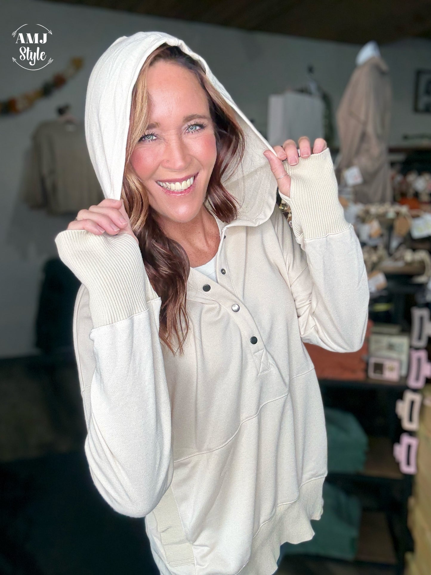 The Hangout Hoodie - Oatmeal