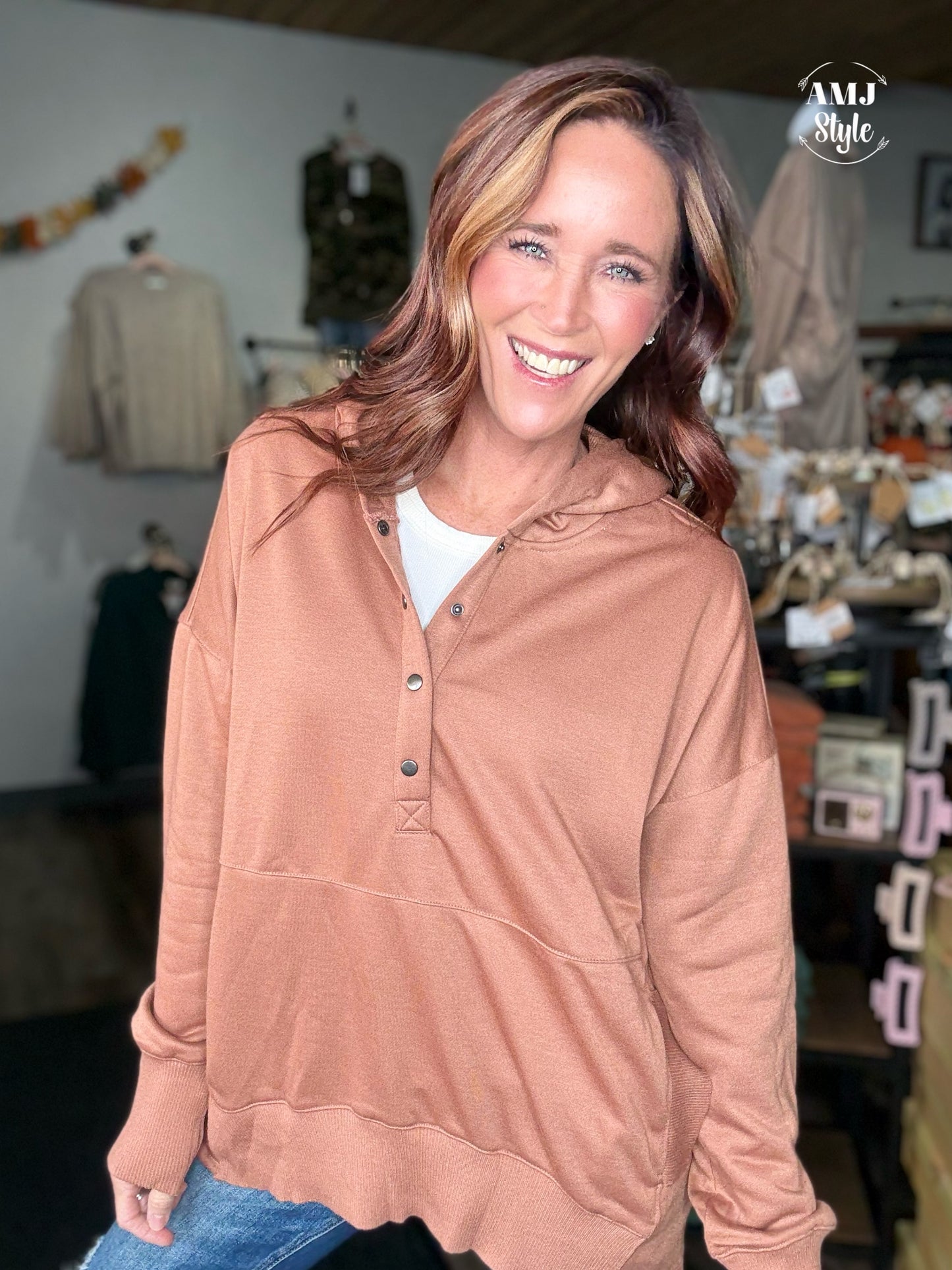 The Hangout Hoodie - Mocha