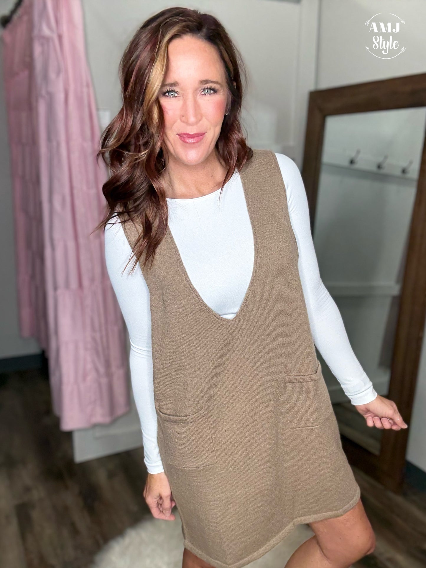 The Darling Knit Sweater Dress