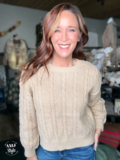 Sugar Knit Mid Length Sweater