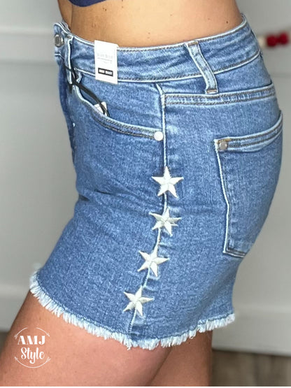 Oh My Stars Denim Shorts