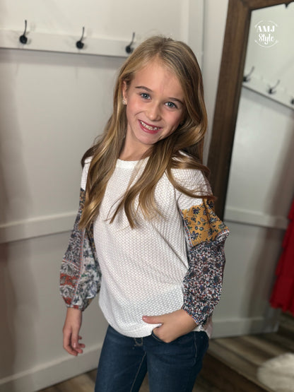 Damsel Kiddo Top - Ivory