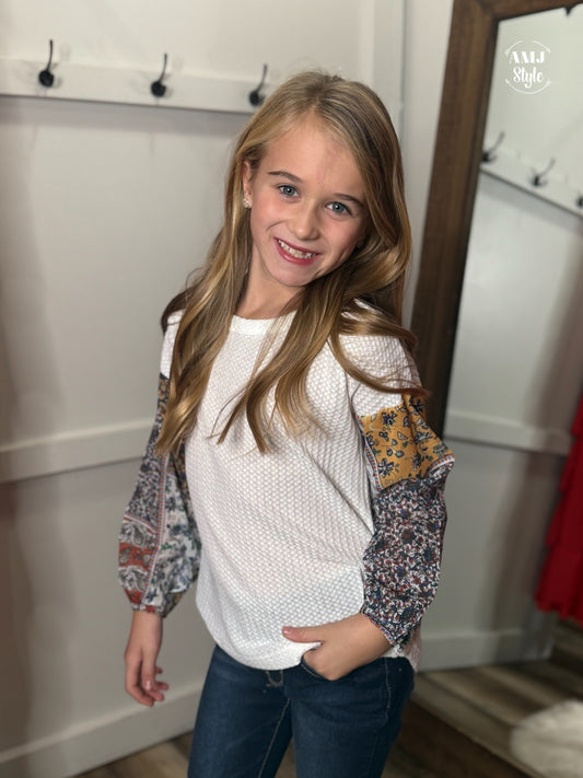 Damsel Kiddo Top - Ivory