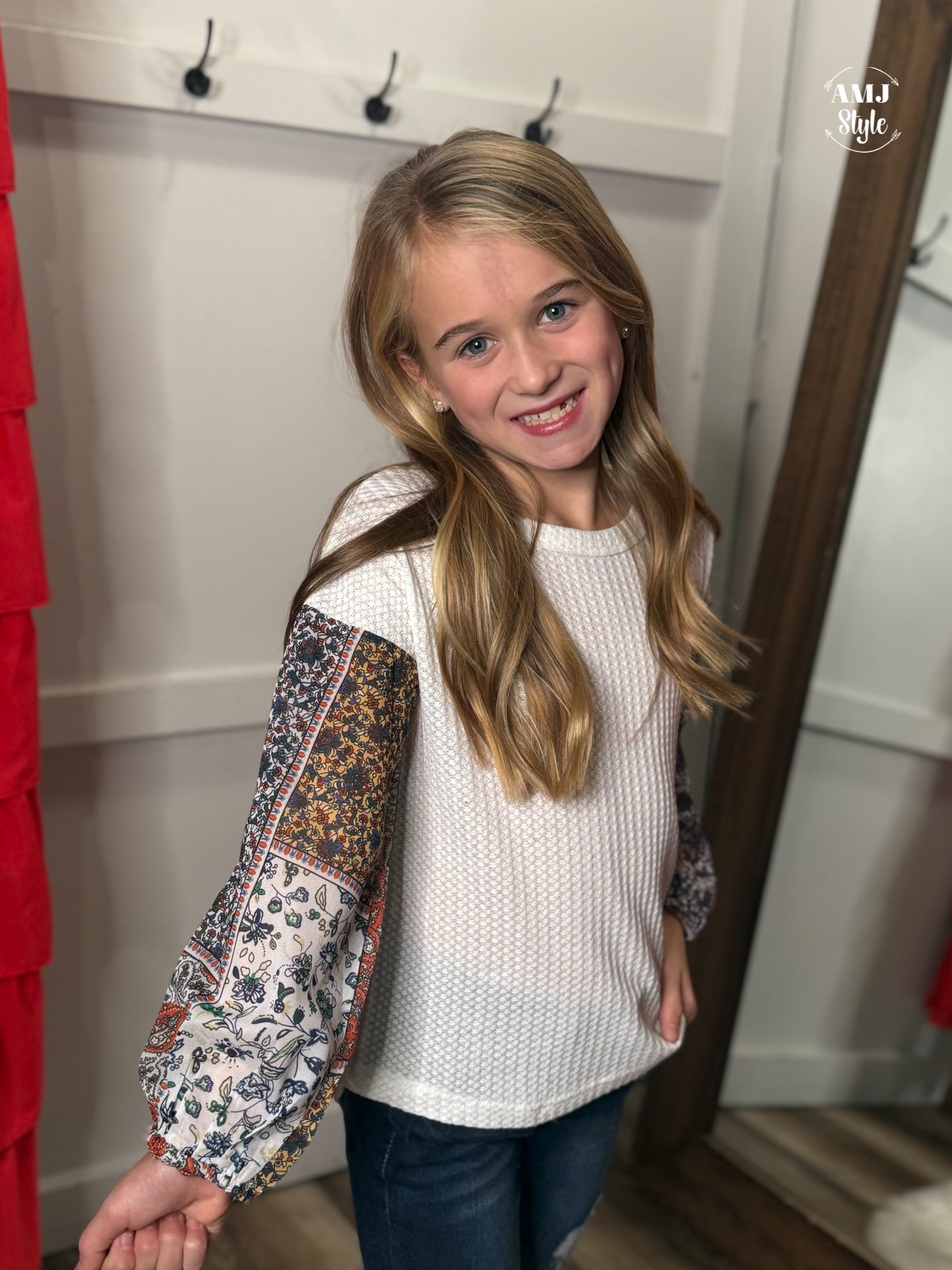 Damsel Kiddo Top - Ivory