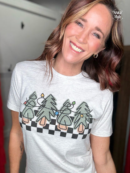 Retro Checkered Christmas