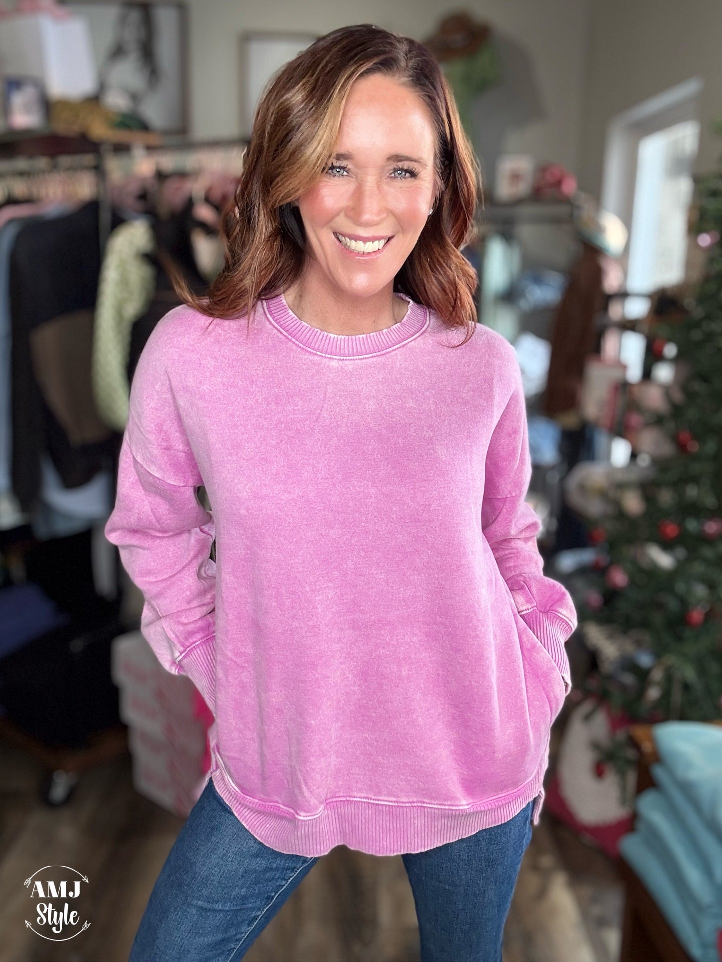 Full of Warmth Pullover - Mauve