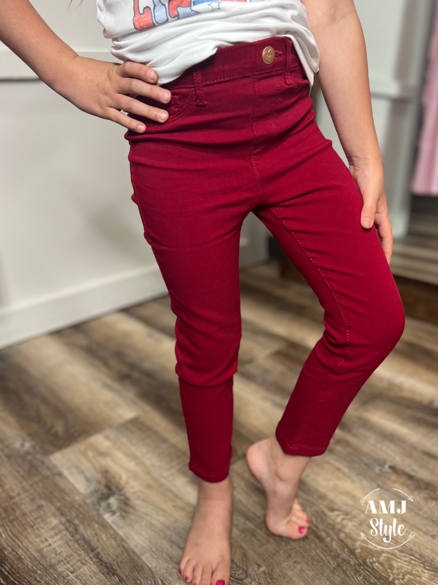 Kiddo Hyperstretch Jeans - Red