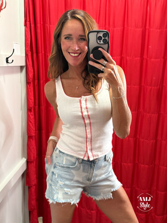 Vintage Star Denim Shorts