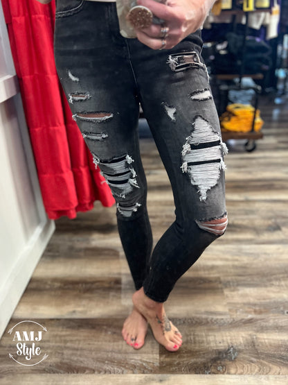 Haylie Distressed Denim