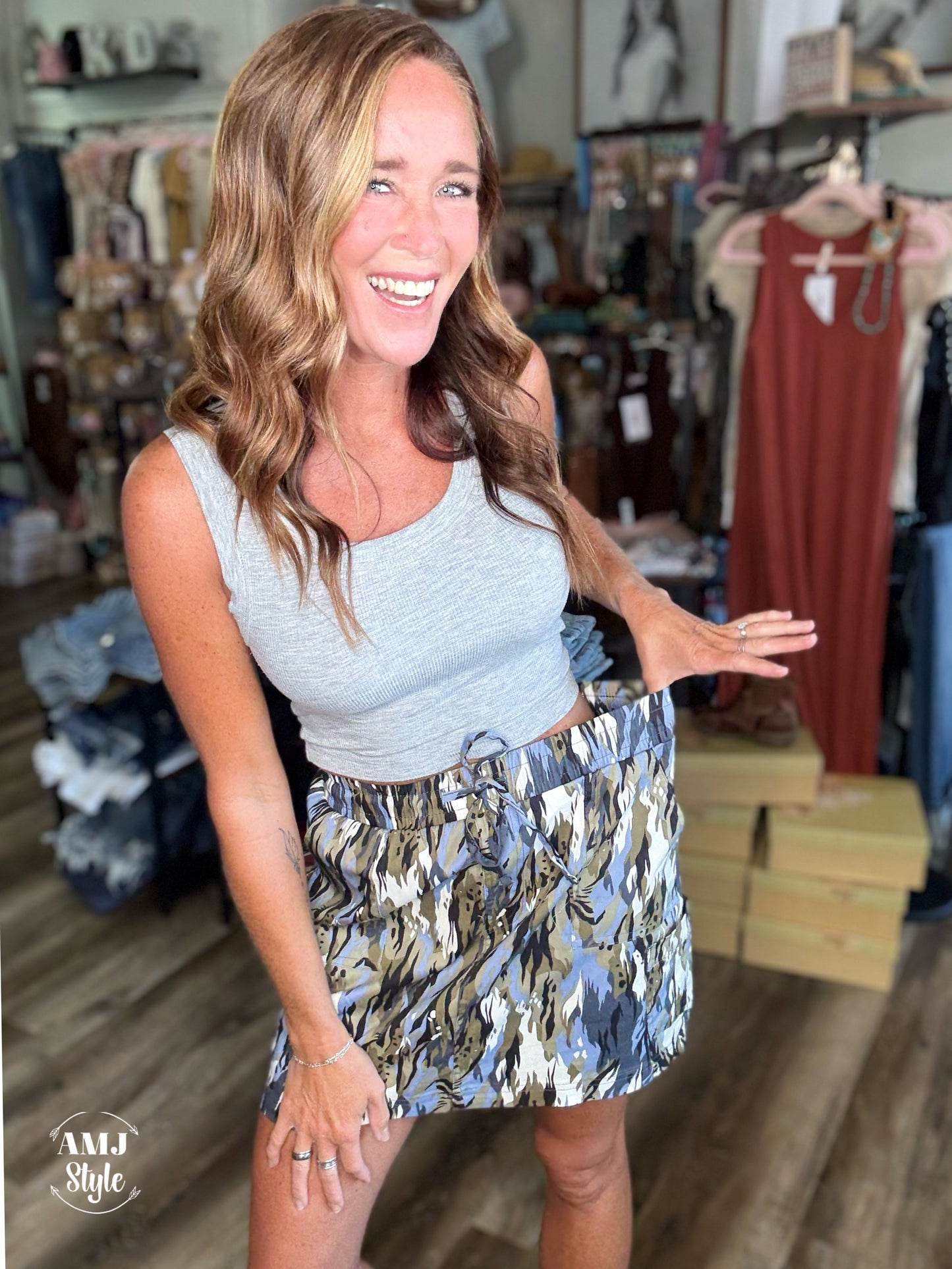 Carrie Cargo Skort