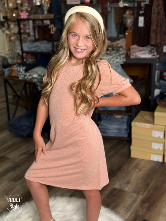 Burnout Leopard Kiddo Dress
