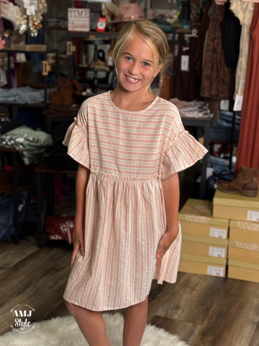 Harriet Kiddo Dress - Mauve