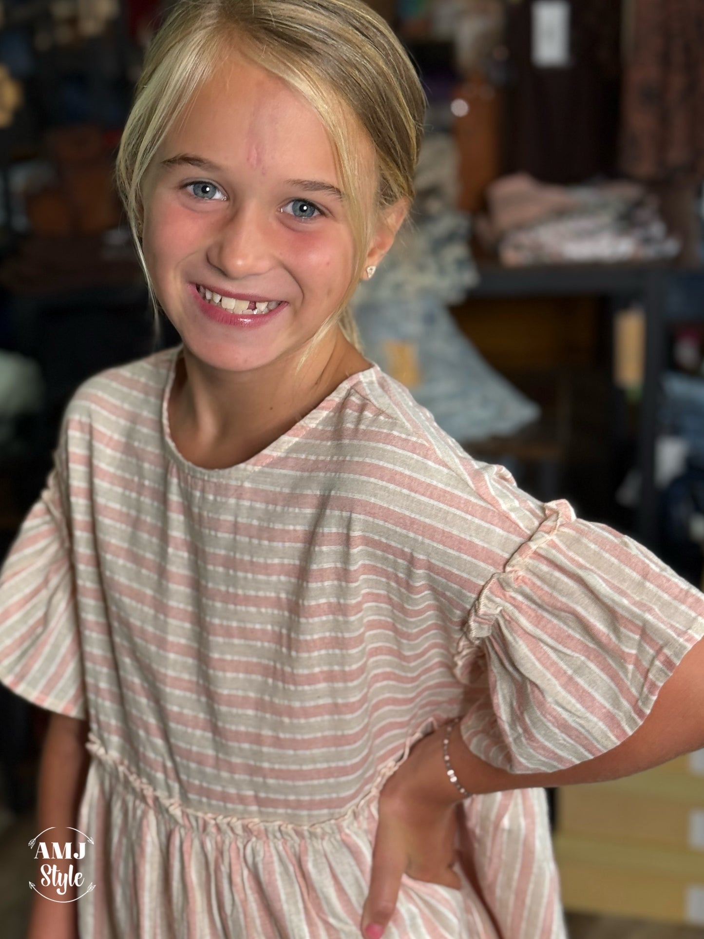 Harriet Kiddo Dress - Mauve