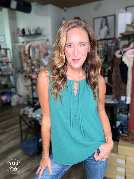 Gigi Button Top
