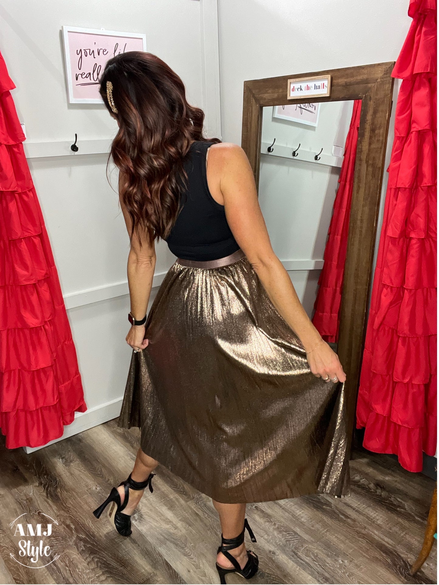 Queen Catherine Shimmer Skirt