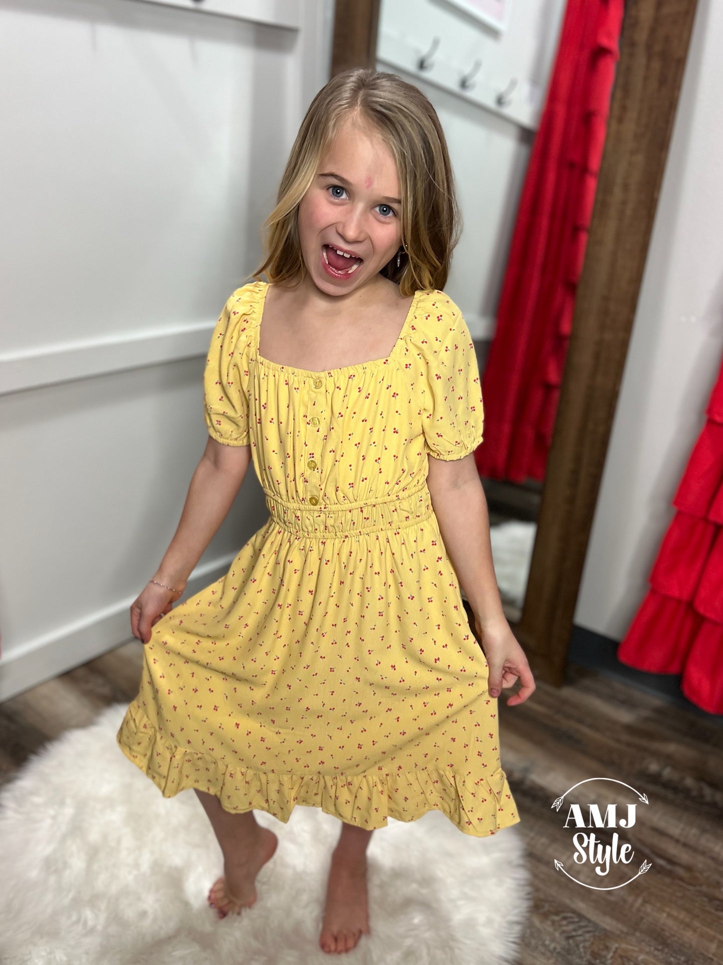 Sweet Cherry Kiddo Dress