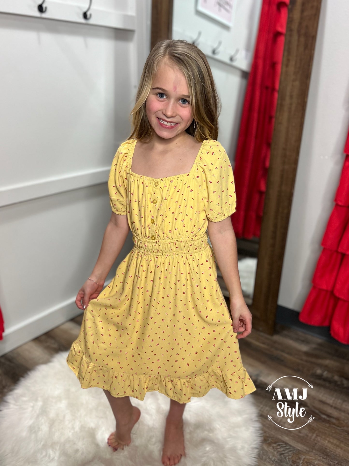 Sweet Cherry Kiddo Dress