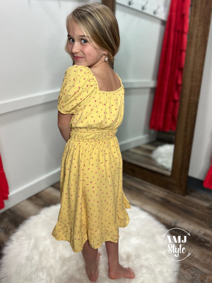 Sweet Cherry Kiddo Dress