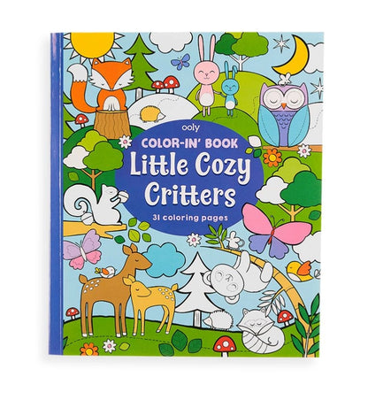 Color In Book - Cozy Critters