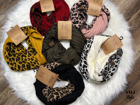 Leopard Infinity Scarf