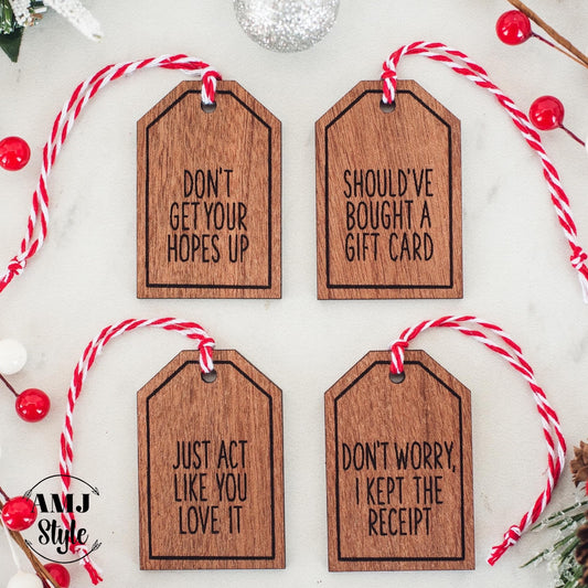 Snarky Gift Tag Set of 4