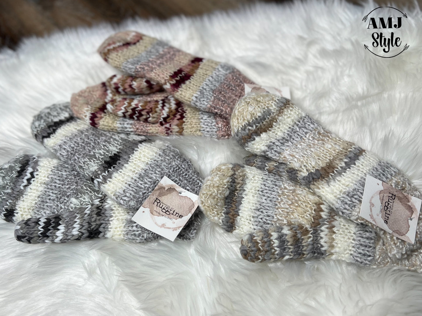 Cozy Knitted Mittens