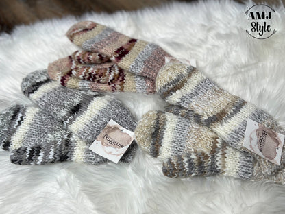 Cozy Knitted Mittens