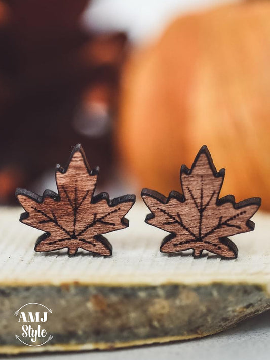 Leaf Wood Studs