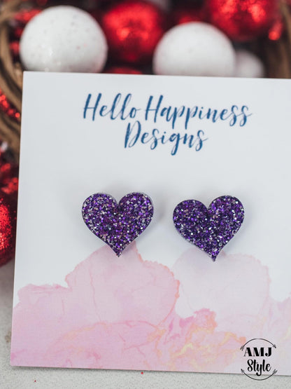 Heart Studs