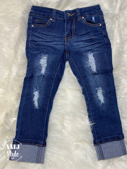 Mini Me Distressed Skinny Denim II