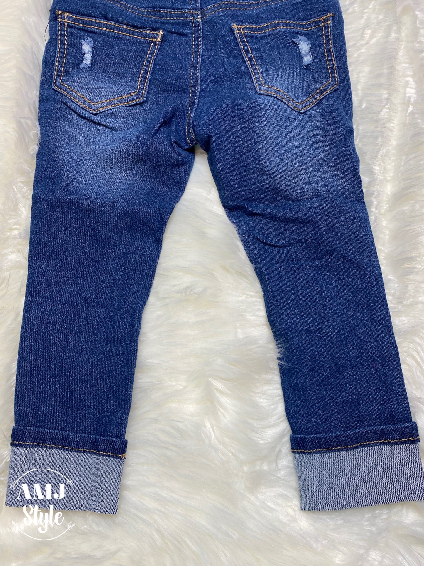 Mini Me Distressed Skinny Denim II