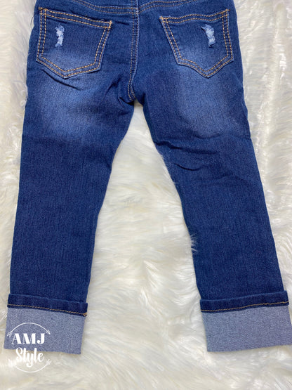 Mini Me Distressed Skinny Denim II