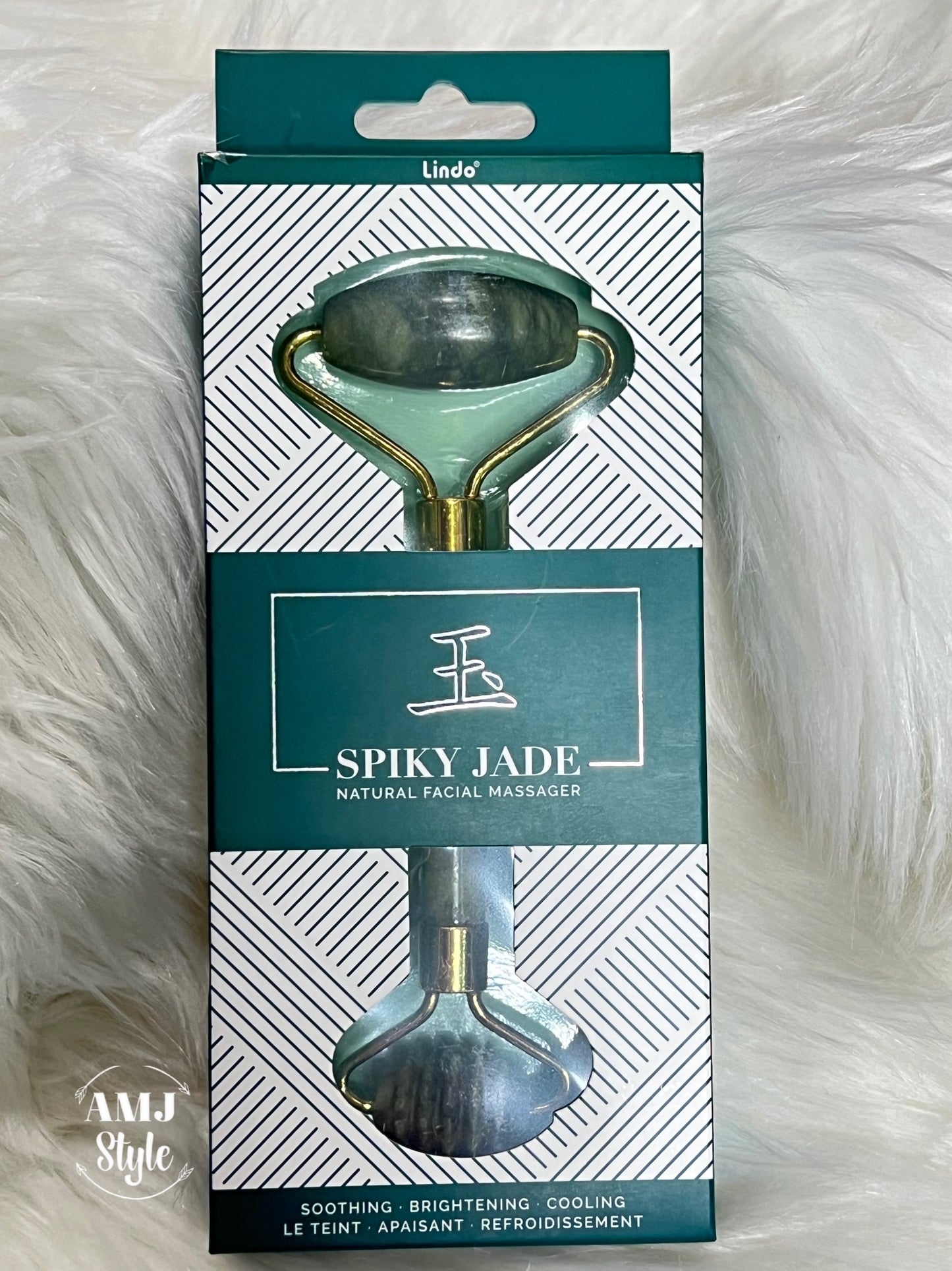 Spiky Jade Natural Face Massager